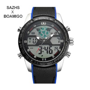 [SAZHS X BOAMIGO] 남성용 밀리터리 스포츠 손목시계 F924